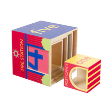 Load image into Gallery viewer, Emergency Services Wooden Stacking Cubes
