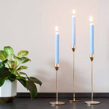 Load image into Gallery viewer, Sea Blue 10 inch Dinner Candles x 6
