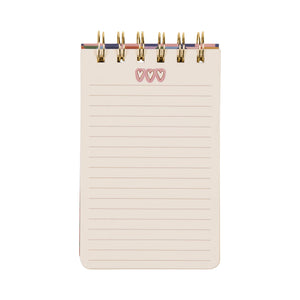 Designworks Ink A Dopo Hearts Twin Wire Notepad