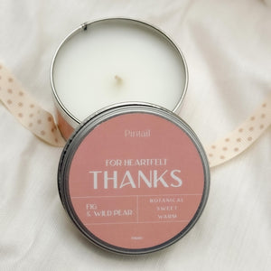 For Heartfelt Thanks Candle