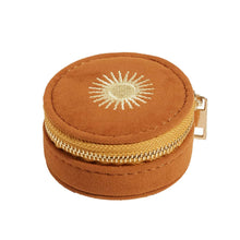 Load image into Gallery viewer, Mini Travel Jewellery Case in Burnt Orange
