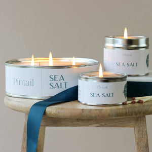 Sea Salt Classic Tin Candle