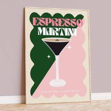 Load image into Gallery viewer, Espresso Martini Cocktail Print
