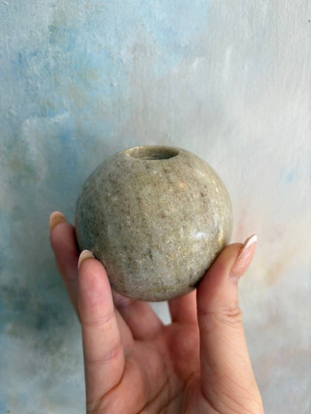 Marble Candlestick Holder