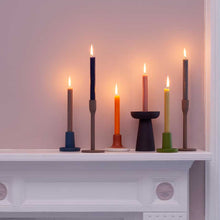 Load image into Gallery viewer, Grey 10 inch Dinner Candles x 6
