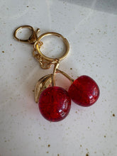Load image into Gallery viewer, Cherry charm/keyring
