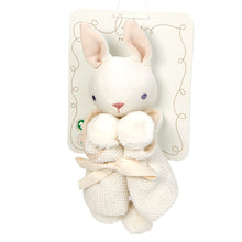 Load image into Gallery viewer, Baby Threads Cream Bunny Comforter
