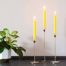 Load image into Gallery viewer, 10&quot; Luxurious Yellow Solid Dinner Candles, Long-Lasting 6pk
