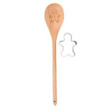 Load image into Gallery viewer, Gingerbread Wooden Spoon Baking Set
