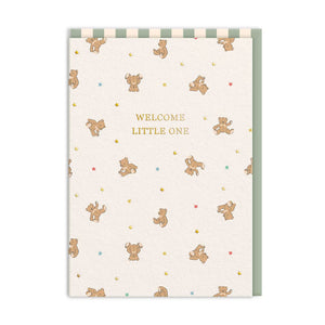 Cath Kidston Welcome Little One Bears Greeting Card