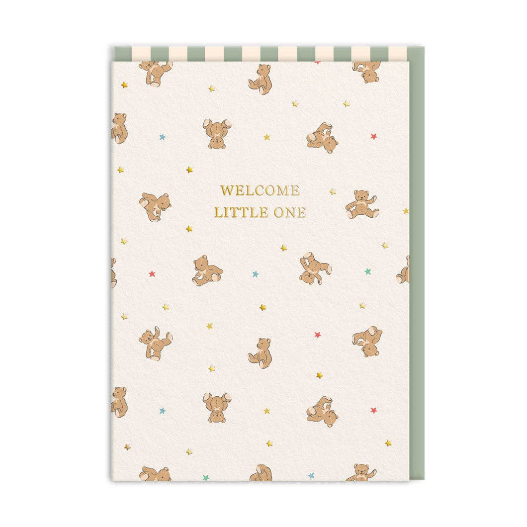 Cath Kidston Welcome Little One Bears Greeting Card