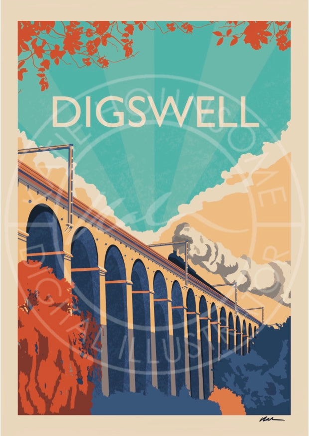 Digswell Poster Print