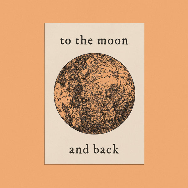To The Moon And Back Card