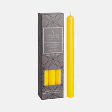 Load image into Gallery viewer, 10&quot; Luxurious Yellow Solid Dinner Candles, Long-Lasting 6pk
