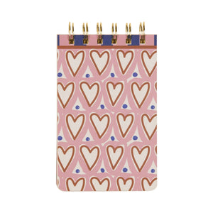 Designworks Ink A Dopo Hearts Twin Wire Notepad