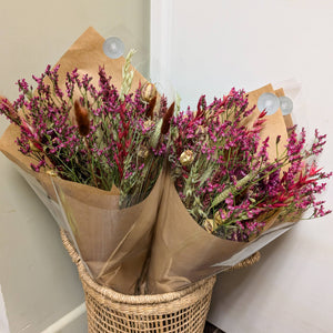 Burgundy Dried Flower Arrangements