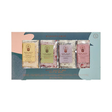 Load image into Gallery viewer, 4pc Bath Salts Pouches Set - Palmarosa, Lavender, Lime, Rose
