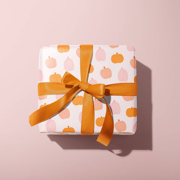 Pumpkins Pattern Wrapping Paper