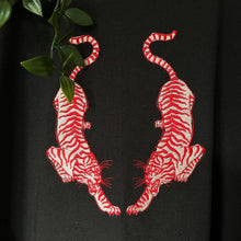 Load image into Gallery viewer, Twin Tigers Embroidered T-shirt
