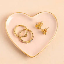 Load image into Gallery viewer, Small Pink Ceramic Heart Trinket Dish
