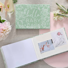 Load image into Gallery viewer, Hello Baby Fabric Baby Photo Album
