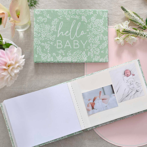 Hello Baby Fabric Baby Photo Album