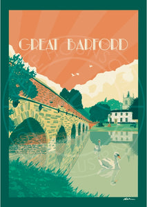 Great Barford Poster Print