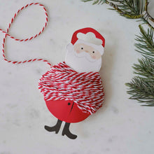 Load image into Gallery viewer, Red and White Christmas Twine
