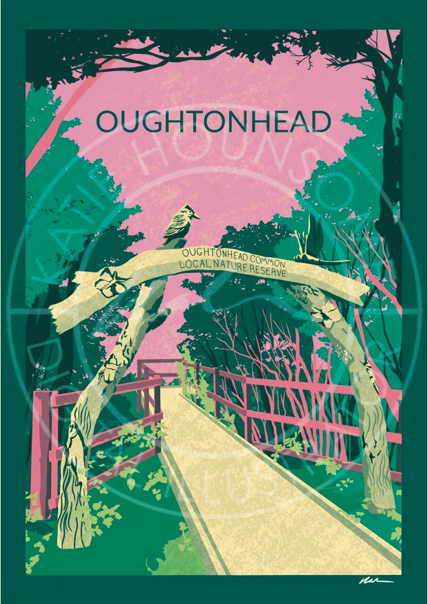 Hitchin Oughtonhead Poster Print