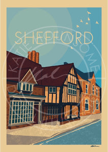 Shefford Old Bank Print
