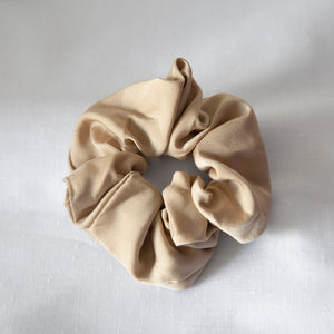 Satin Style Scrunchie - Light Gold