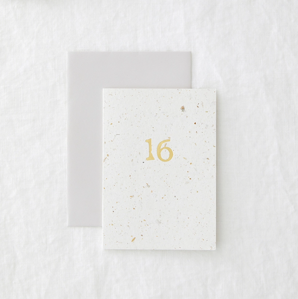 16 Hop Foil - Eco-friendly Birthday Greeting Card