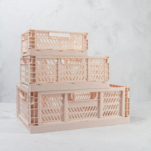 Load image into Gallery viewer, Desert Blush Tiny Folding Storage Crate
