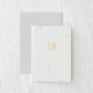 18 Hop Foil - Eco-friendly Birthday Greeting Card