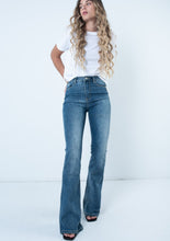 Load image into Gallery viewer, TALL - Blue Flared Long Denim Jeans
