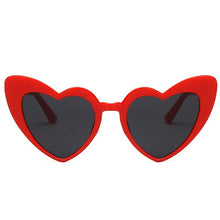 Load image into Gallery viewer, Love Heart Sunglasses Red
