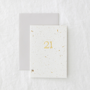 21 Hop Foil - Eco-friendly Birthday Greeting Card