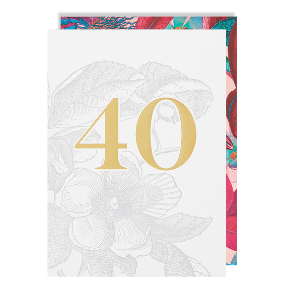 40 - Floral Card