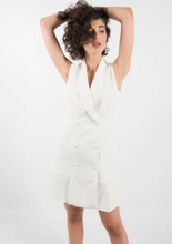 Load image into Gallery viewer, Blazer Dress - White
