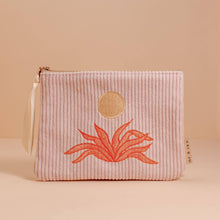 Load image into Gallery viewer, Corduroy Pouch in Pale Pink
