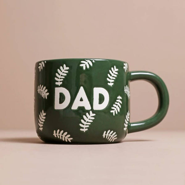 Ceramic Green Leafy Dad Mug