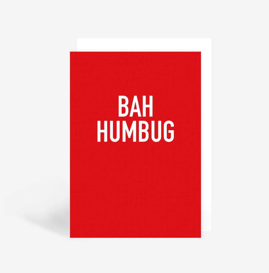 Bah Humbug Card