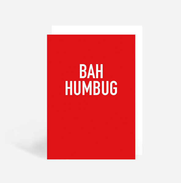 Bah Humbug Card