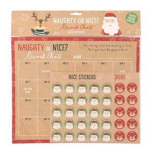 Naughty or Nice Christmas Countdown Chart