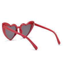 Load image into Gallery viewer, Love Heart Sunglasses Red
