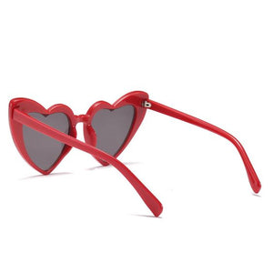 Love Heart Sunglasses Red