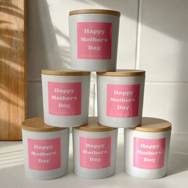 Mothers Day Candle - Peony & Blush Suede