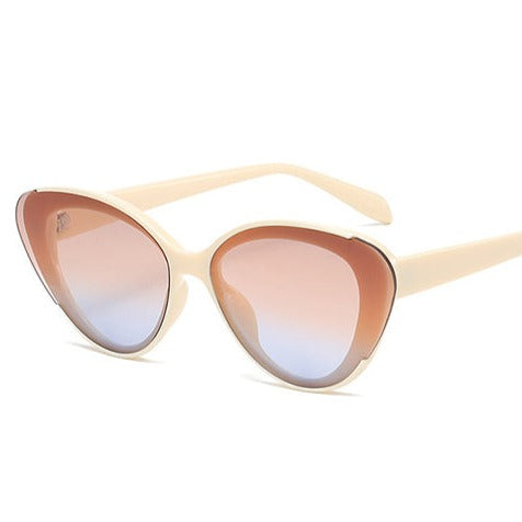 Reese Retro Sunglasses Cream
