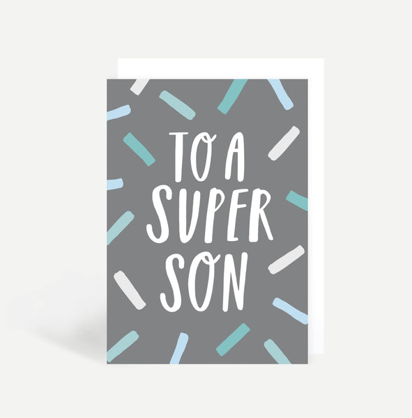 Super Son Greeting Card