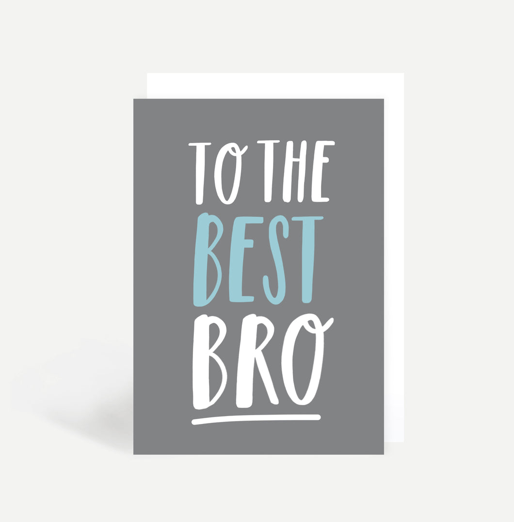 Best Bro Greeting Card